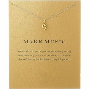 NWT Make Music Necklace